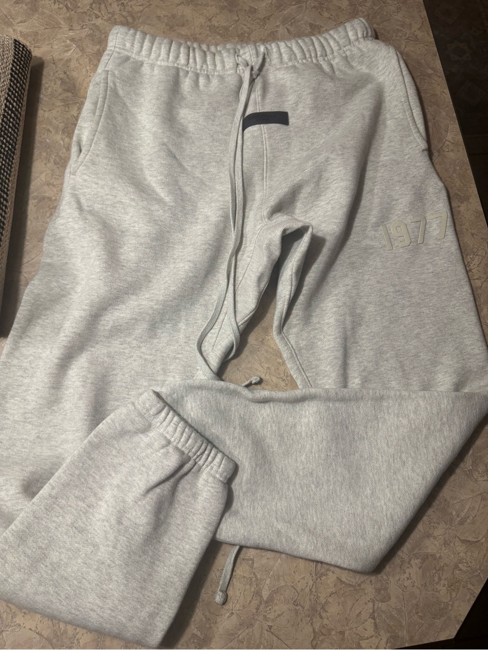 Get of god Essentials dark oatmeal grey Men's Sweatpants Joggers with Drawstring